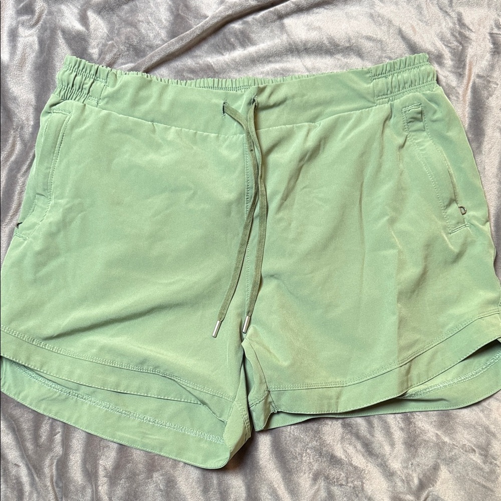 Women's Green Casual Shorts